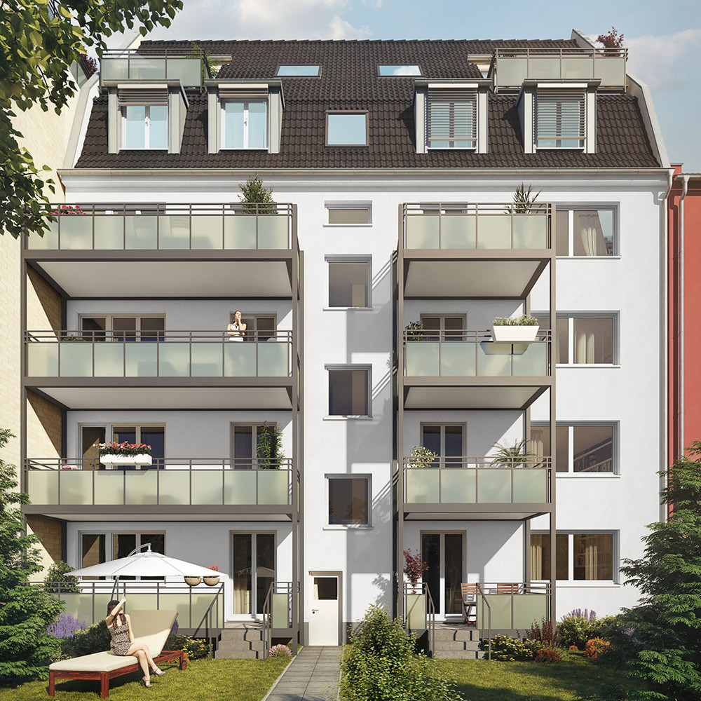 Außenansicht Immobilie Bülowstraße Köln