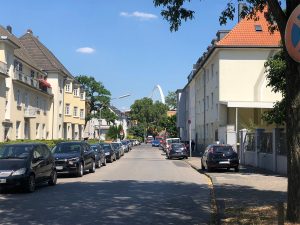 Einblick in eine Straße in der Umgebung