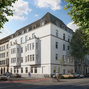 Außenansicht des Gebäudes Vorderseite