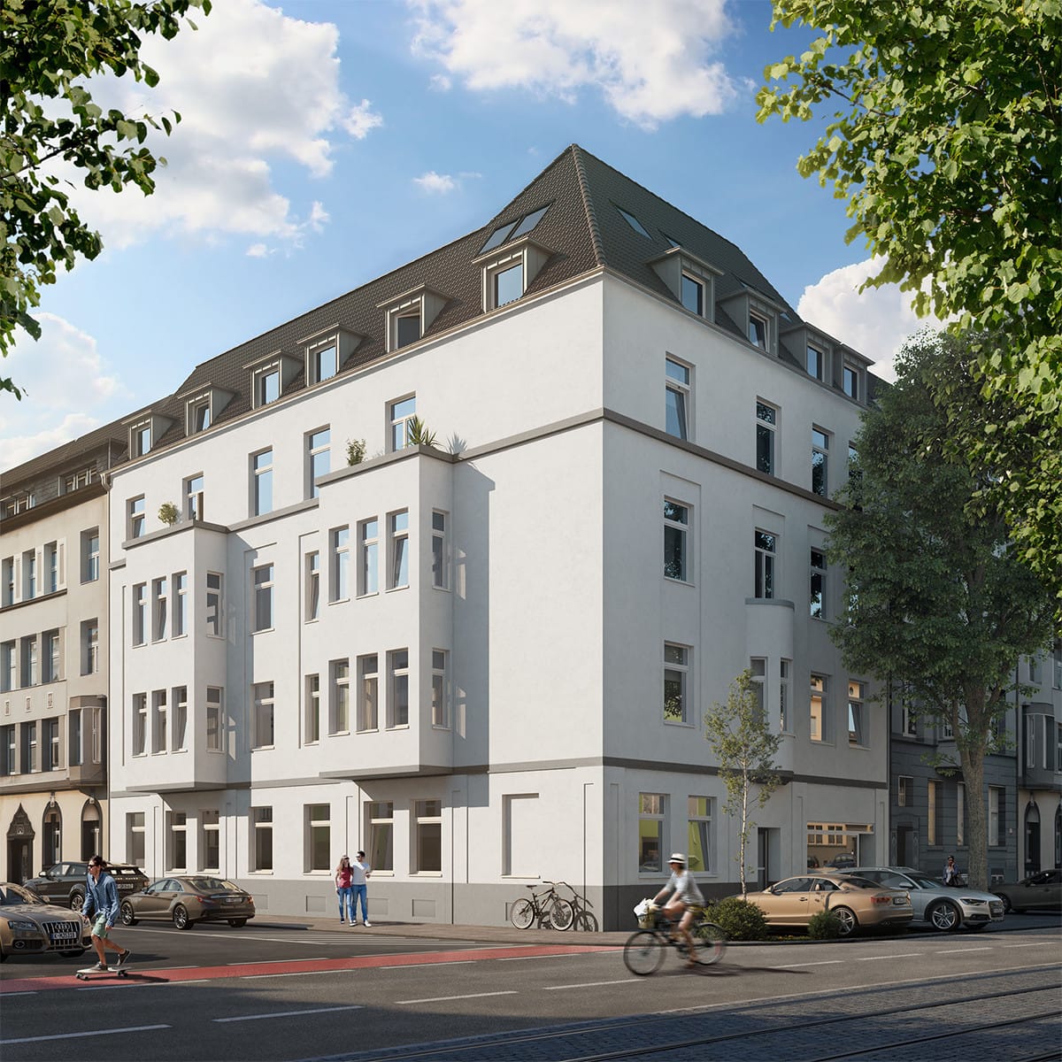 Außenansicht des Gebäudes Vorderseite